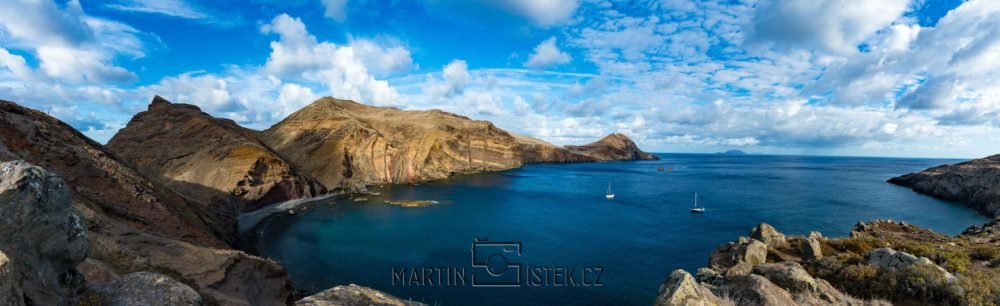 Východní cíp ostrova Ponta de São Lourenço, Madeira, Portugalsko