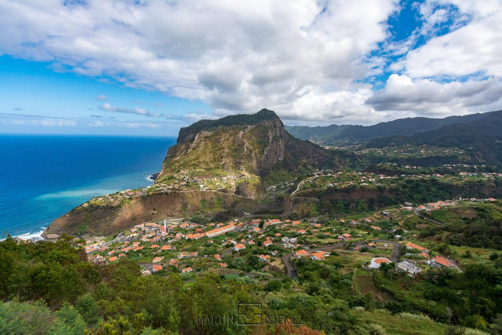 Hora Faial, severní část ostrova Madeira