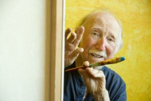 Artist at a Canvas
